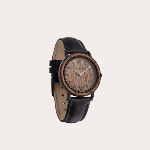 Brown Walnut Jet Petite - Minimal 34MM